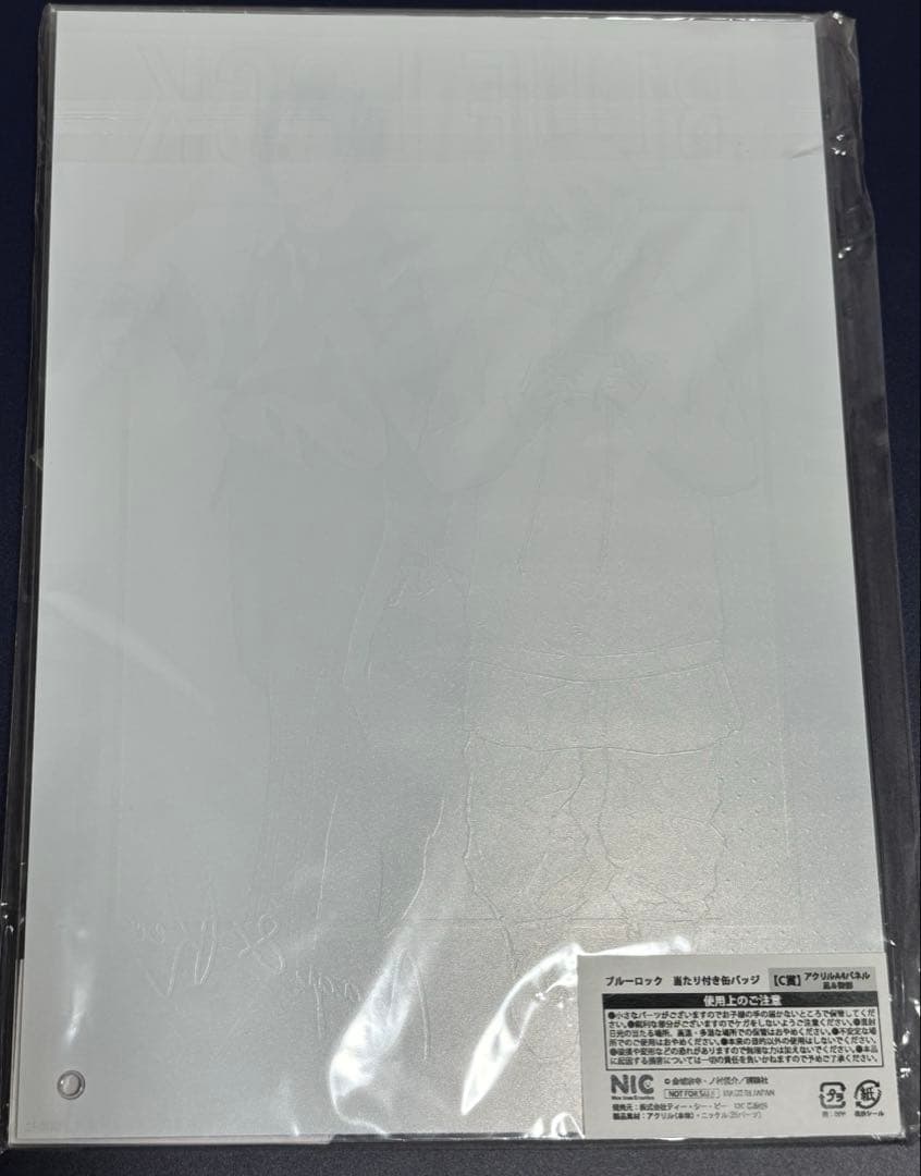 ブルーロック ブルロ 凪誠士郎 御影玲王 原作 あたり付き缶バッジ くじ パネル