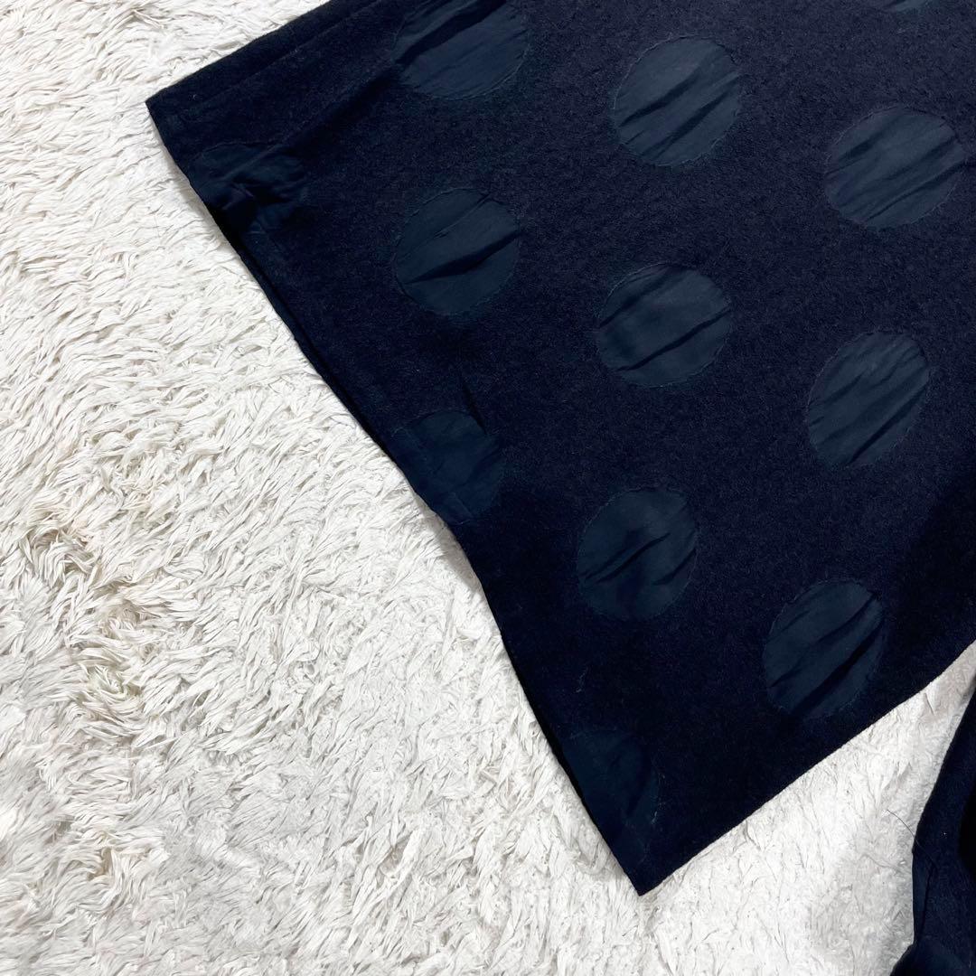 ✨美品　ヨウジヤマモト プリュスノアール　ガウチョパンツ　巻きパンツ　水玉　3