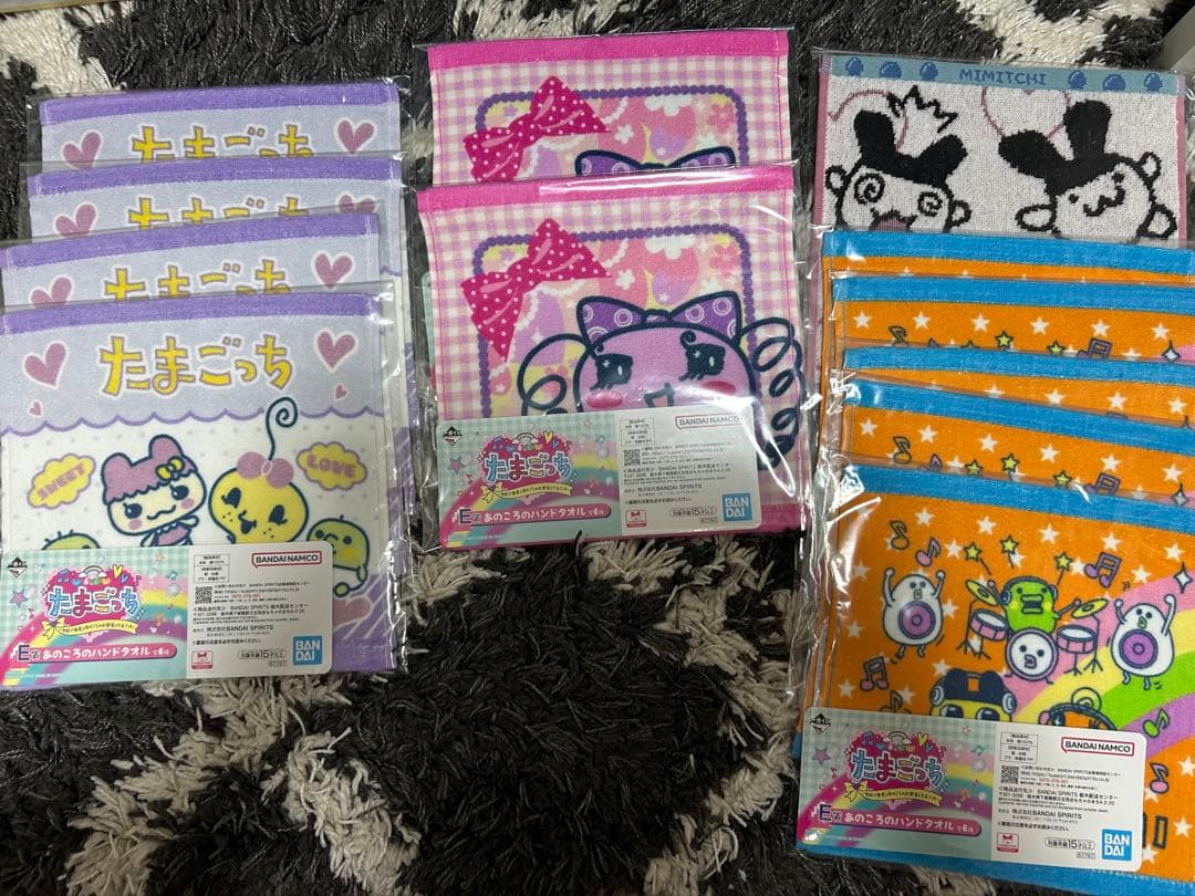たまごっち 一番くじE賞　ハンドタオル　欲しい種類あれば専用でお作りします