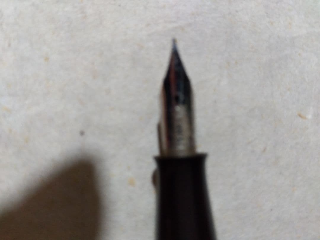 ♪レトロ万年筆　セルロイド　金魚柄