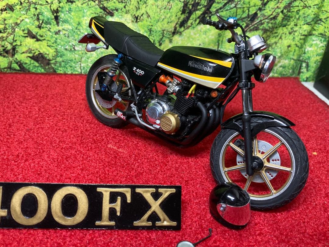 え？さん専用アオシマ★Z400FXタイガーカラー製作品(素人作品)★