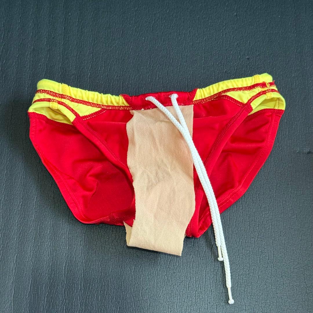 Mizuno 競泳水着 レッド/イエロー SSサイズ