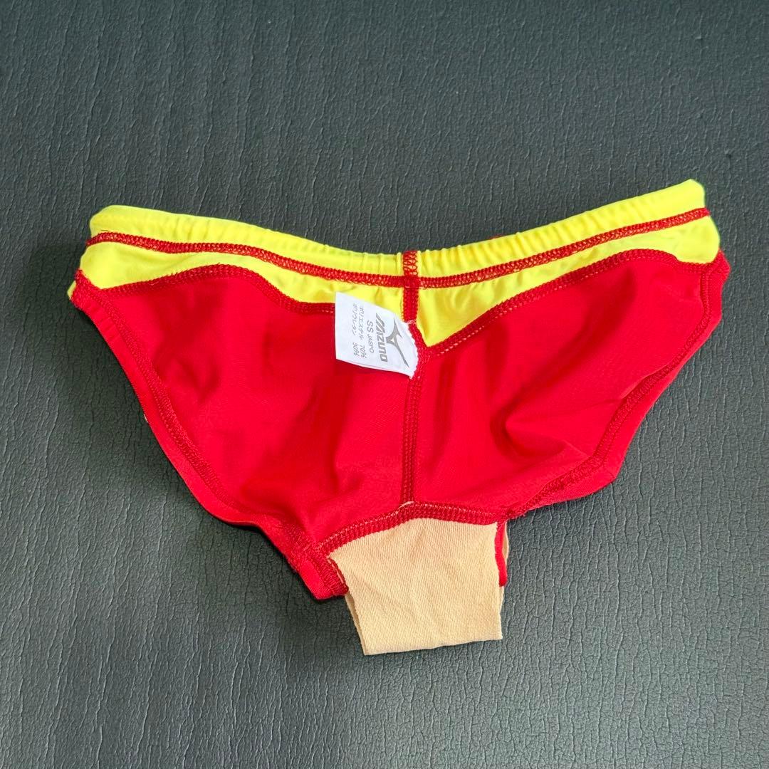 Mizuno 競泳水着 レッド/イエロー SSサイズ