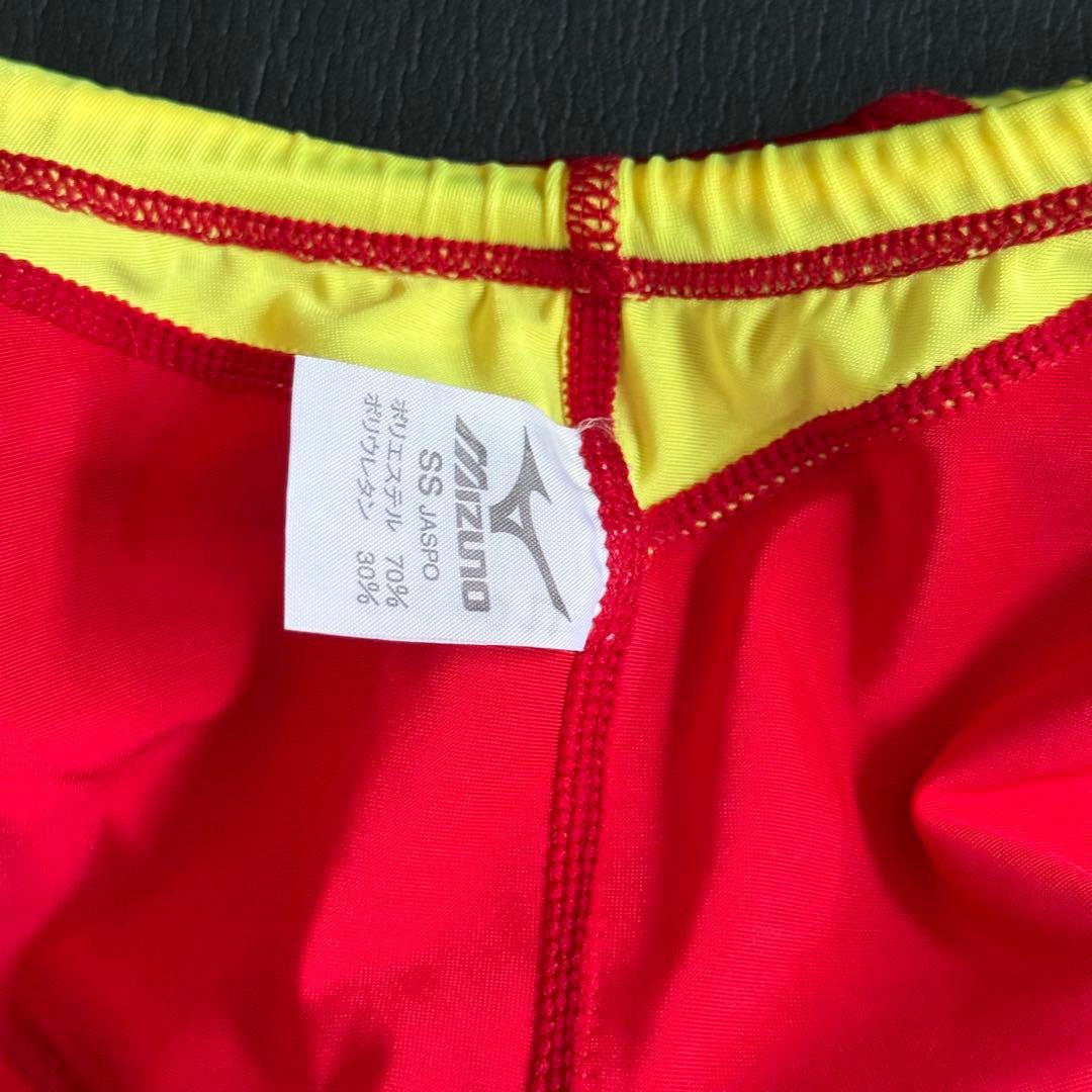 Mizuno 競泳水着 レッド/イエロー SSサイズ