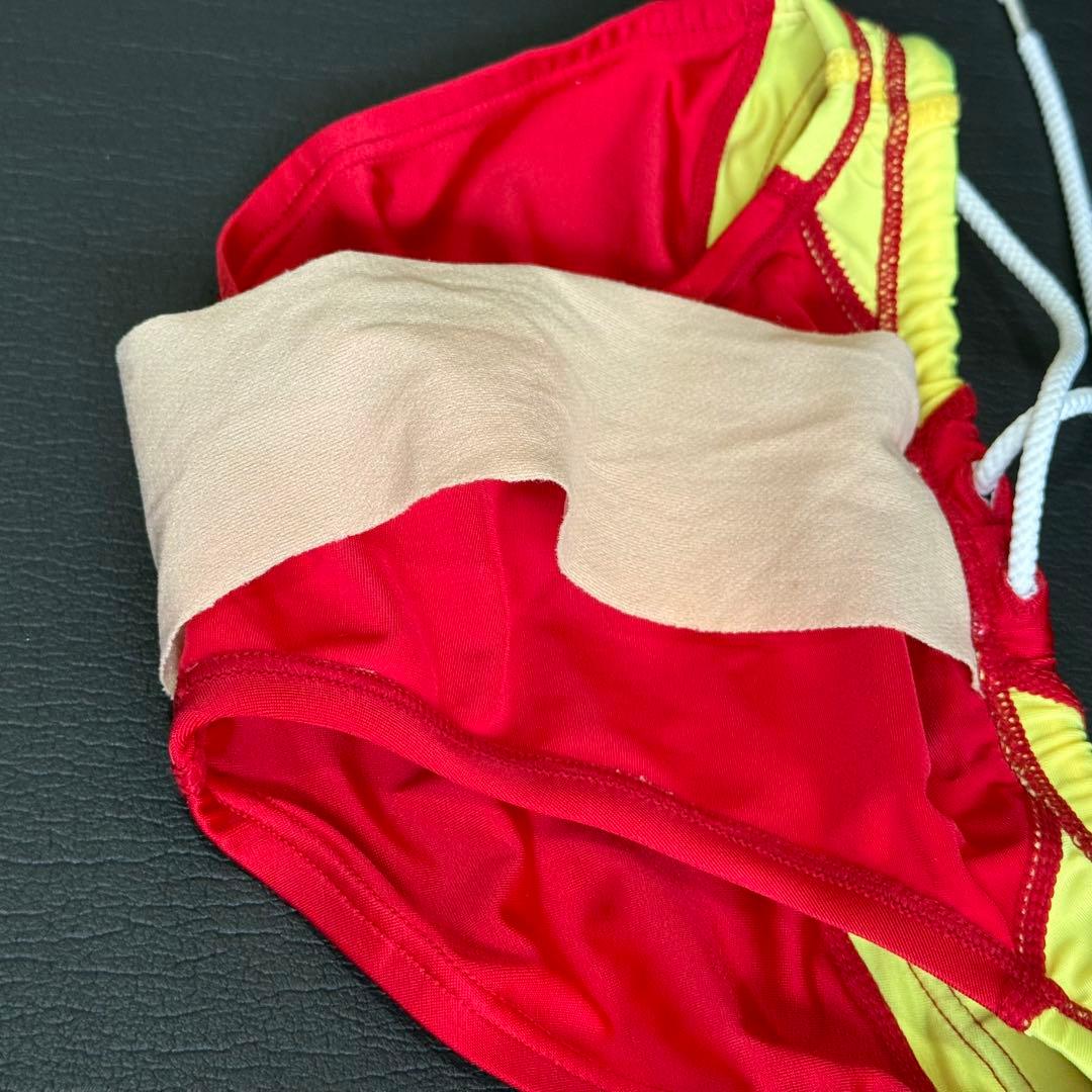 Mizuno 競泳水着 レッド/イエロー SSサイズ