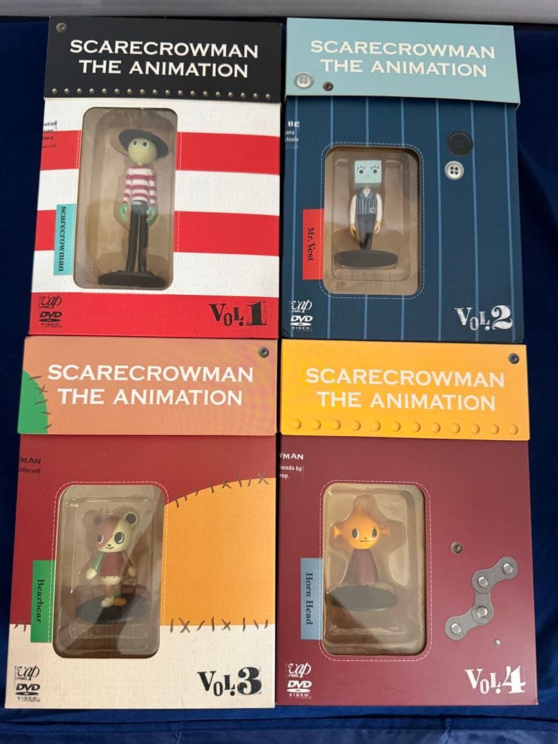 廃盤　スケアクロウマン DVD 全4巻セット フィギュア付属　Tシャツ付