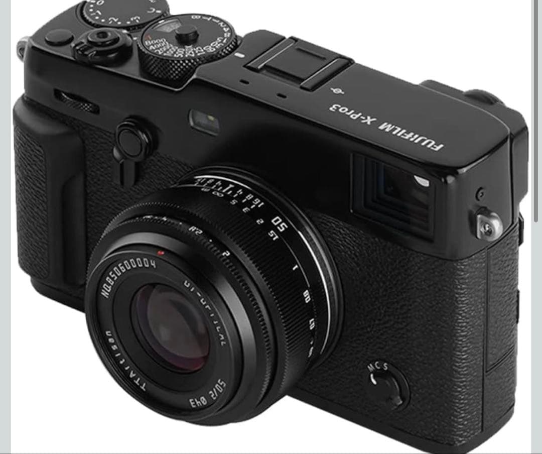 TTArtisan 50mm f/2.0 Xマウント fuji用