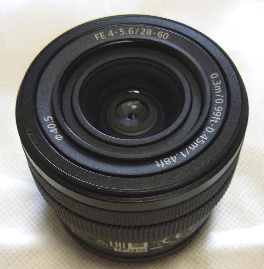 【売切】SONY FE SEL2860 28-60mm ズーム+前後キャップ