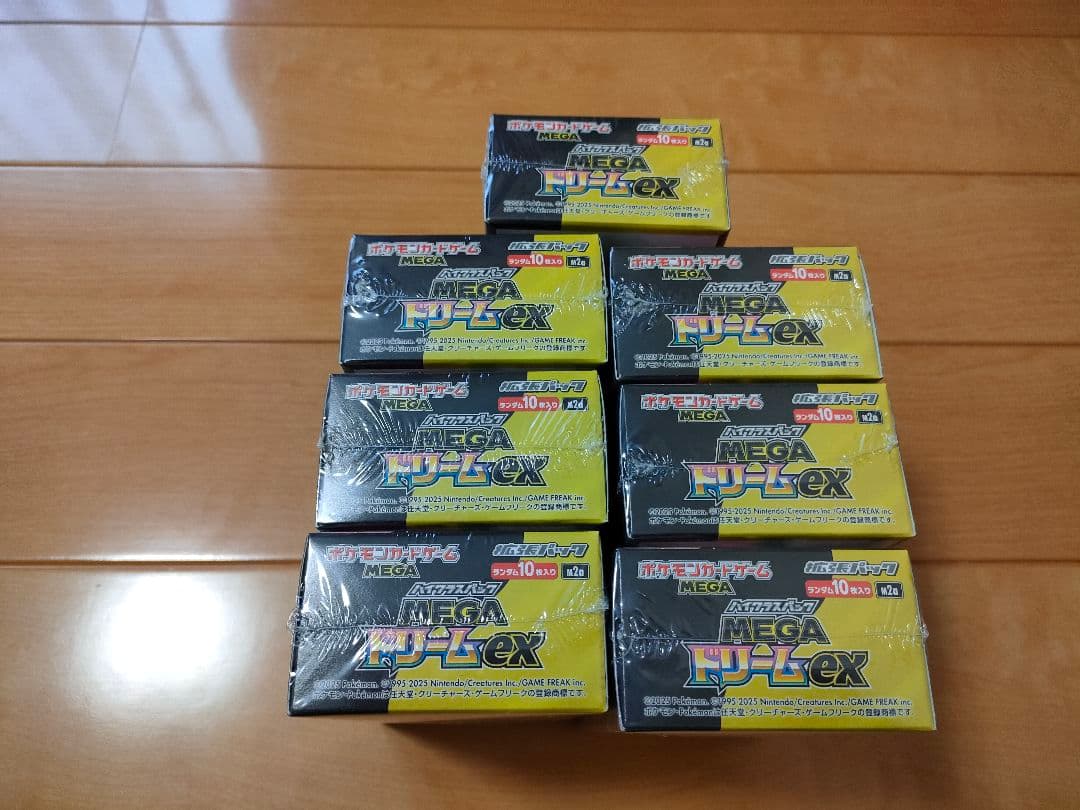 ポケモンカード MEGAドリーム EX 7box シュリンク付き