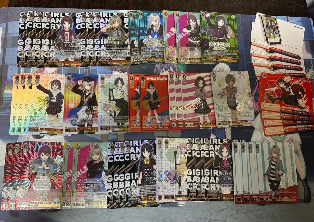 ヴァイスシュヴァルツ ガルクラ　gbcr ガールズバンドクライ8扉デッキ