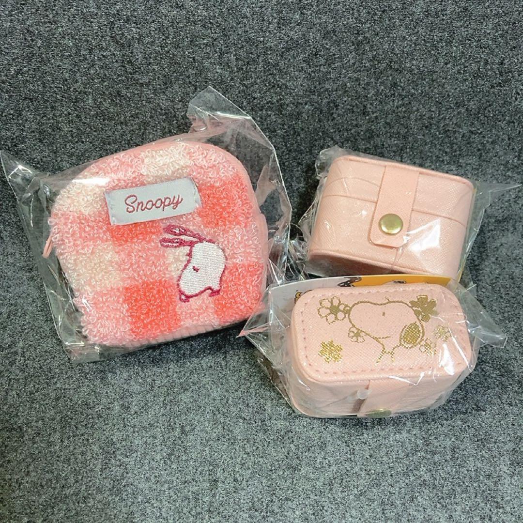 新品 12点 スヌーピー ピンク系 雑貨 ポーチ ぬいぐるみ まとめ売り