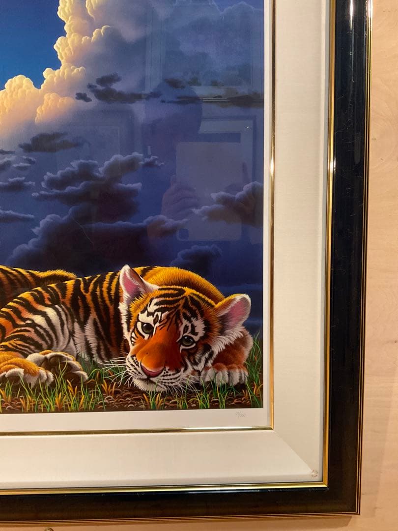 シム・シメール「母に抱かれて」ジークレー　直筆サイン・エディション・作品保証書有