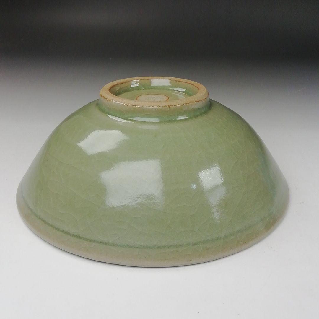 Ｔ４００　茶碗　『高麗写　平茶碗』『清峰 造』　共箱　抹茶碗　茶道具