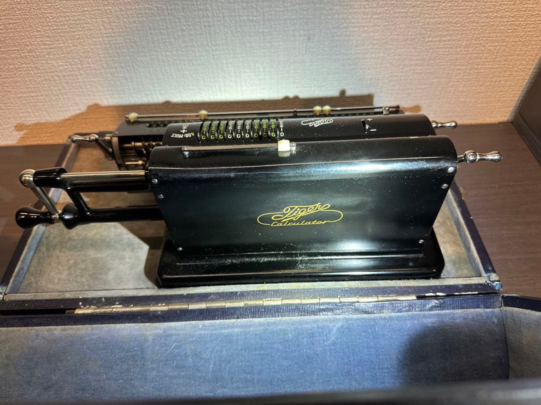 タイガー計算器　機械式計算器　外箱付き