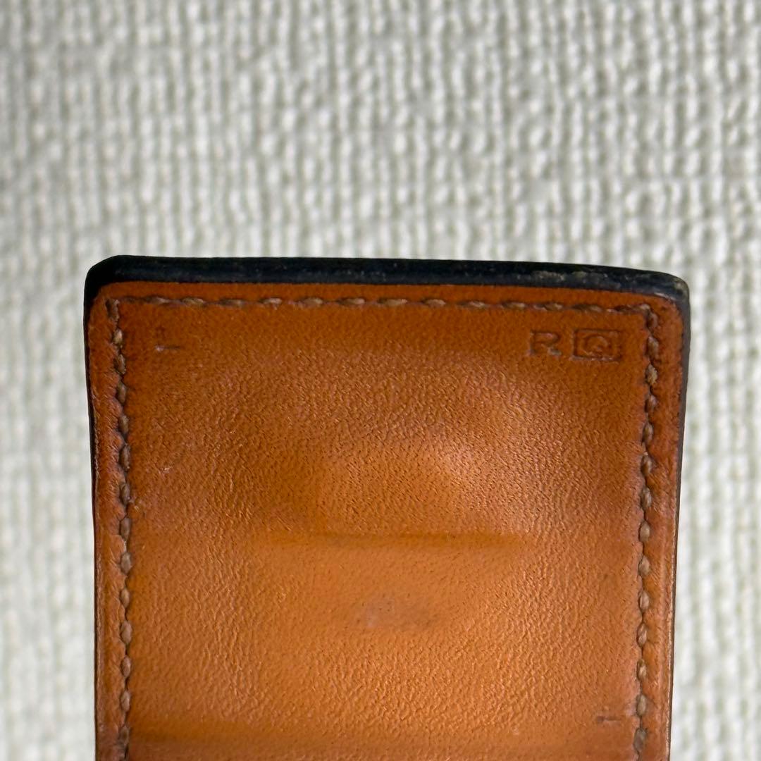 HERMES スタッズ付きレザーバングル ブラック