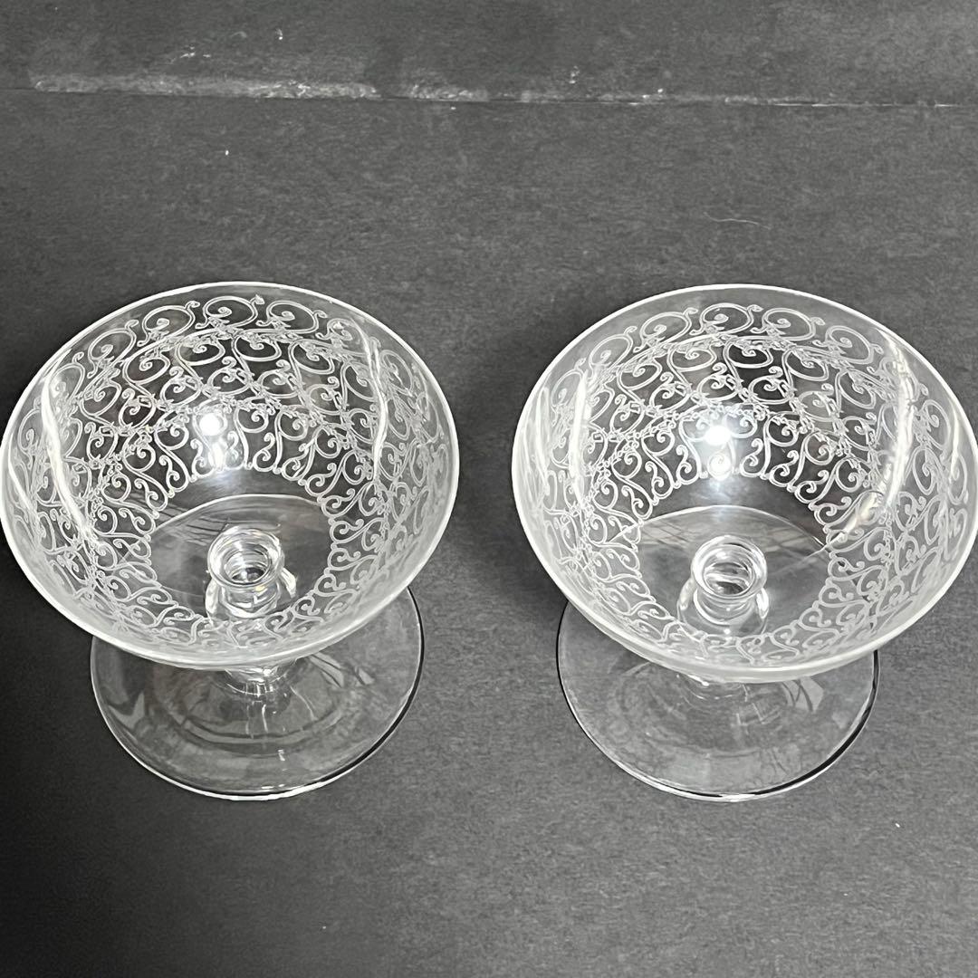 ラスト　オールドバカラ　ローハン　シャンパンクーペ　ペア　2客　バカラ