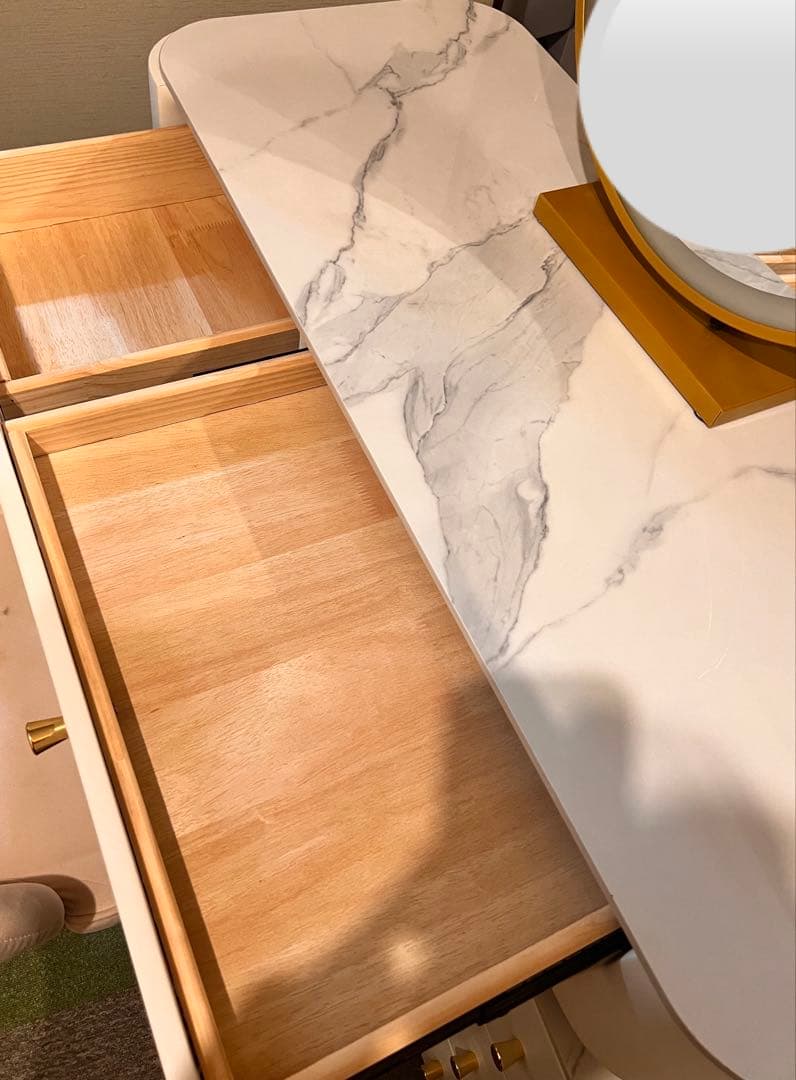 本日限定39800円→35800円❗️大理石調　ドレッサー