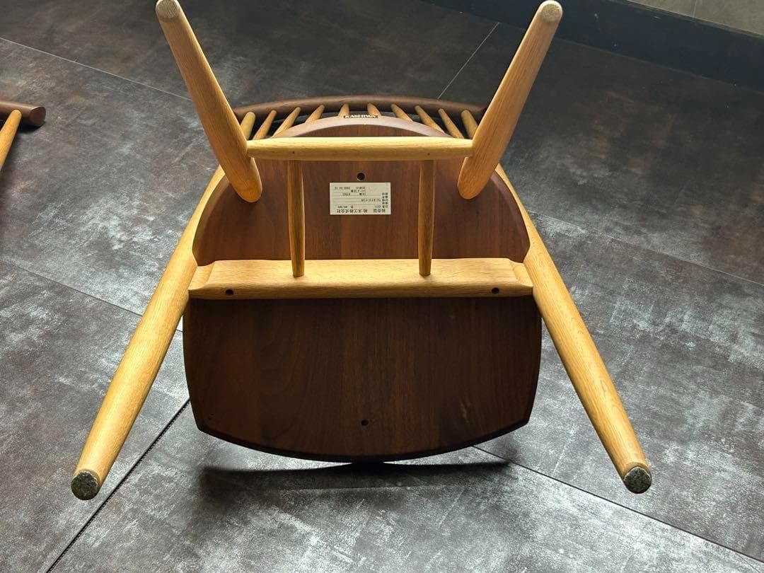 柏木工 KASHIWA シビルチェアチェア　2脚 ジャパニーズ nYZ