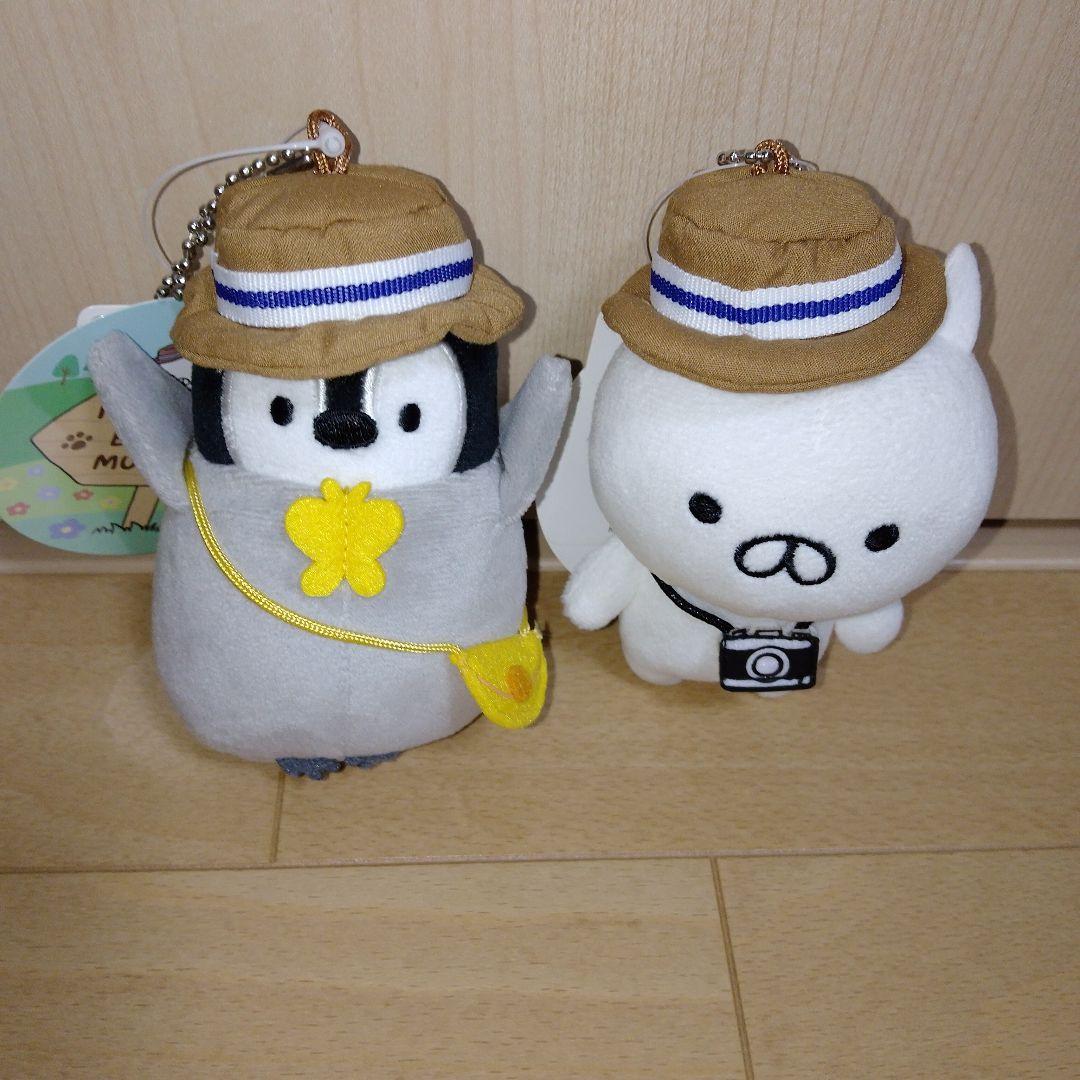 ねこぺん日和展ぬいぐるみ　限定　ねこくん　ペンちゃんマスコットぬいぐるみ