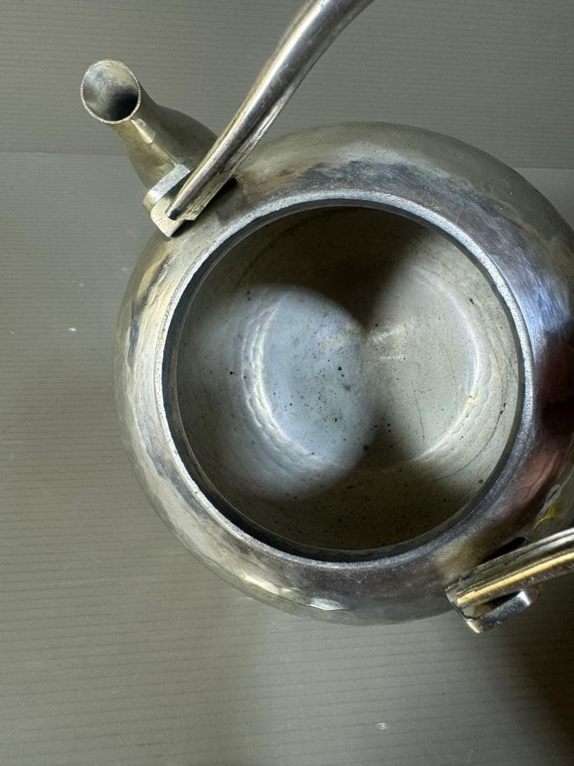 2509 急須　『いぶし銀』『底黒』『丸型』『湯沸』『水注』　茶道具