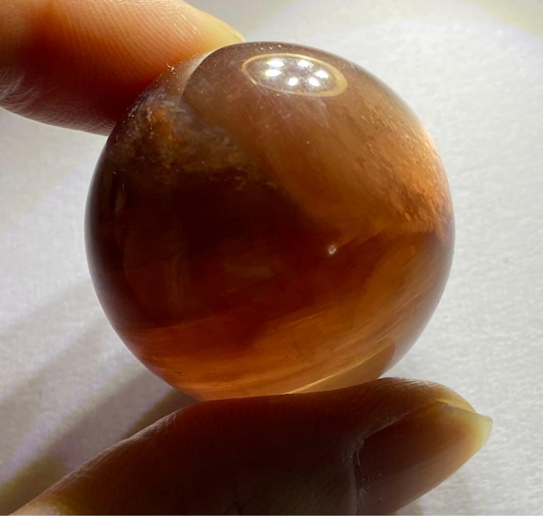 天然石　スフィア　丸玉　ブラウンピンクマイカ　レピドライト