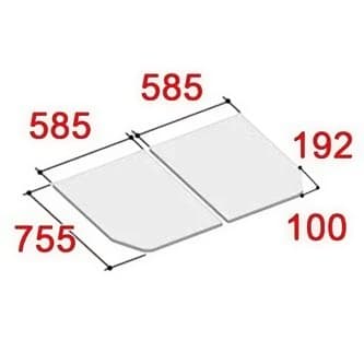 リクシル(LIXIL・INAX) 風呂ふた 組フタ ホワイト (未使用)