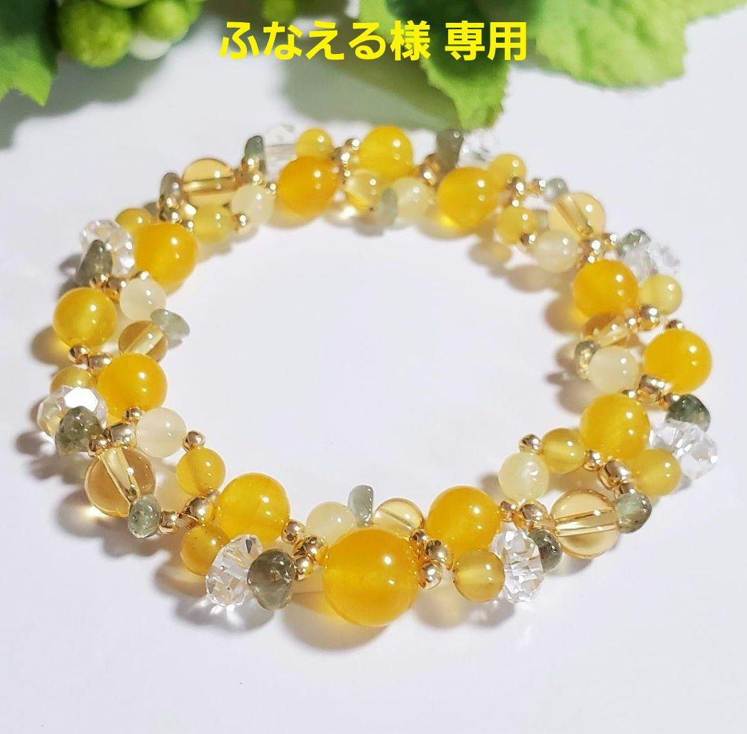 【ふなえる】天然石ブレスレット 3点