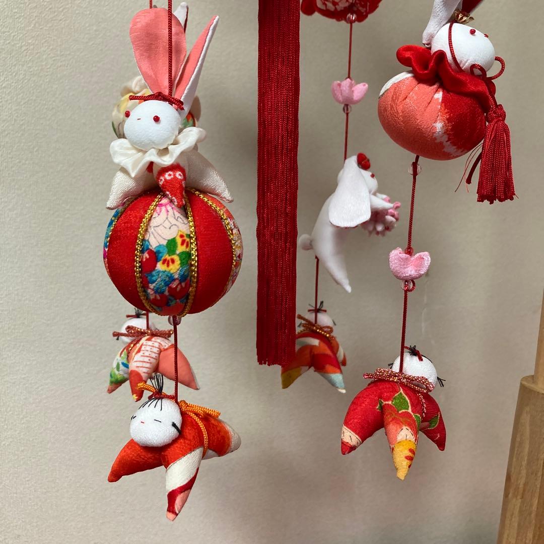 519 ごろちゃん　うさぎの吊るし飾り