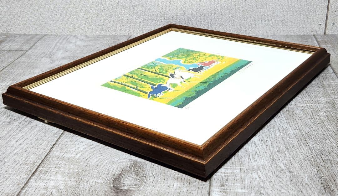 Serge Lassus セルジュラシス 乗馬 EA リトグラフ