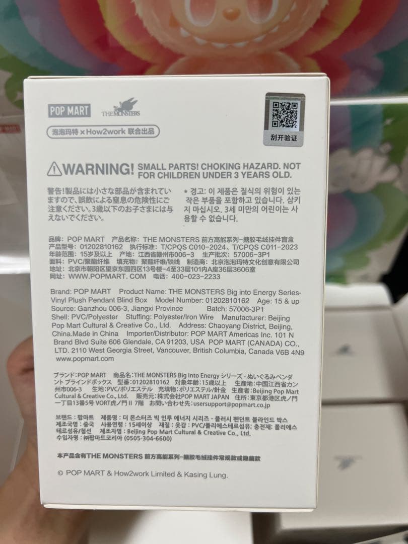 【正規品・未開封】Labubu Big into Energy 10箱