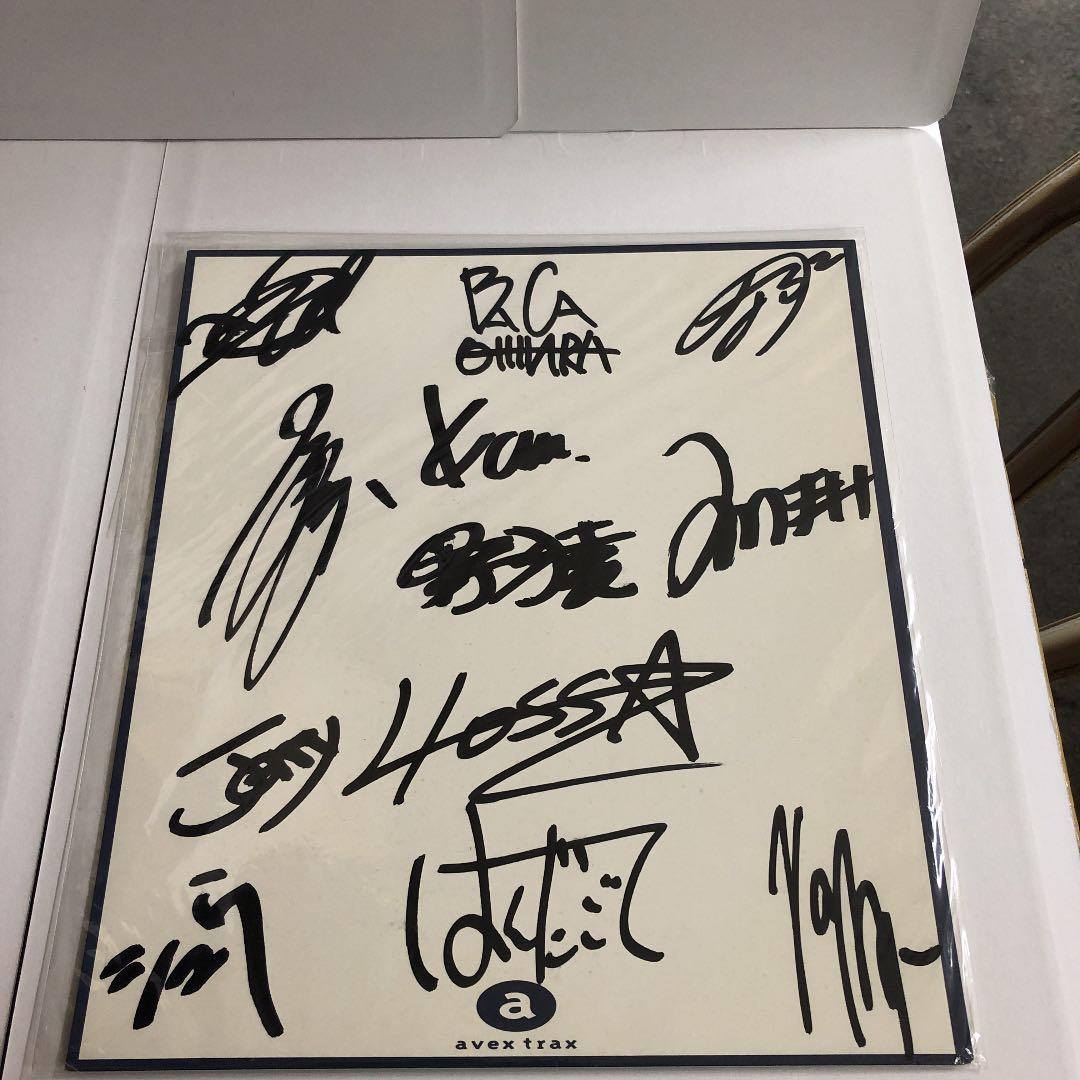 野猿　直筆サイン　色紙　avex trax
