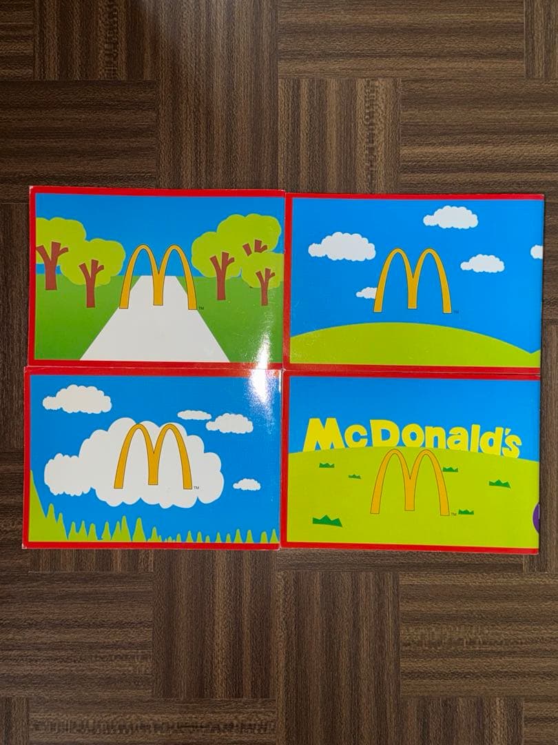 ヴィンテージ 海外 マクドナルド ノート メモ帳 ミールトイ フルコンプ 未使用