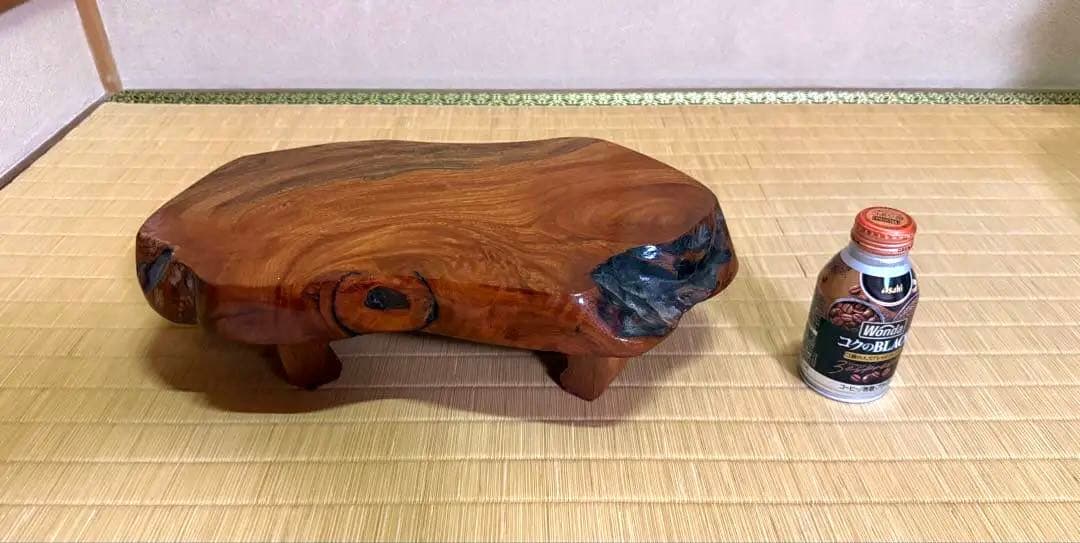 【最終値下】けやき一枚板② テーブル 座卓 台座 けやき 天然木 花台 欅