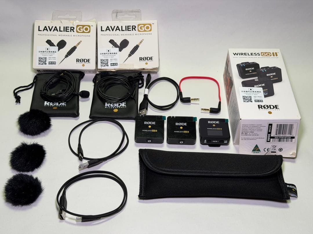 RØDE Wireless GO II 1万円相当のラベリアマイクセット