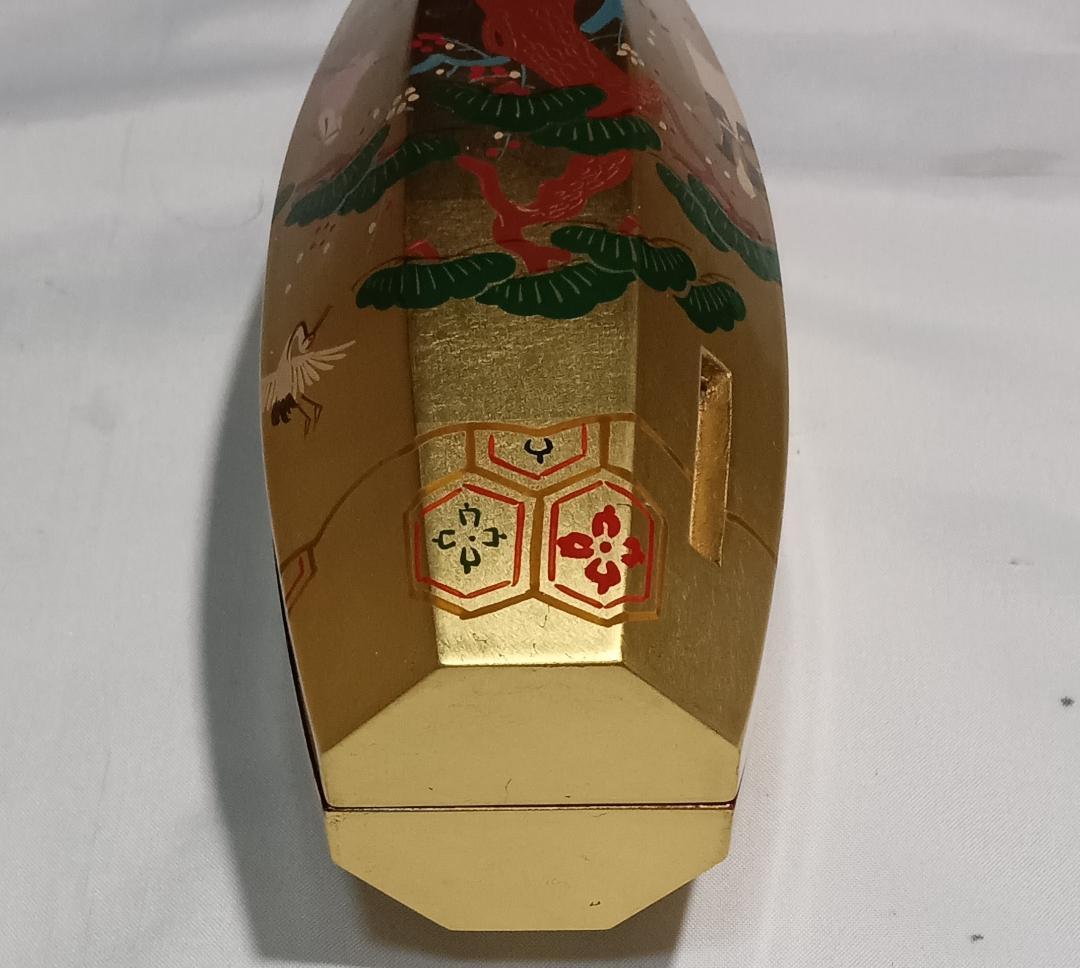 茶道具　京派塗師蒔絵師　北村葵春作　本金箔ぶりぶり香合　美品！！