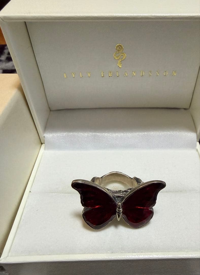 最終値下げ　HYDE 着　リリーエルランドソン　モルフォリング　赤　RED