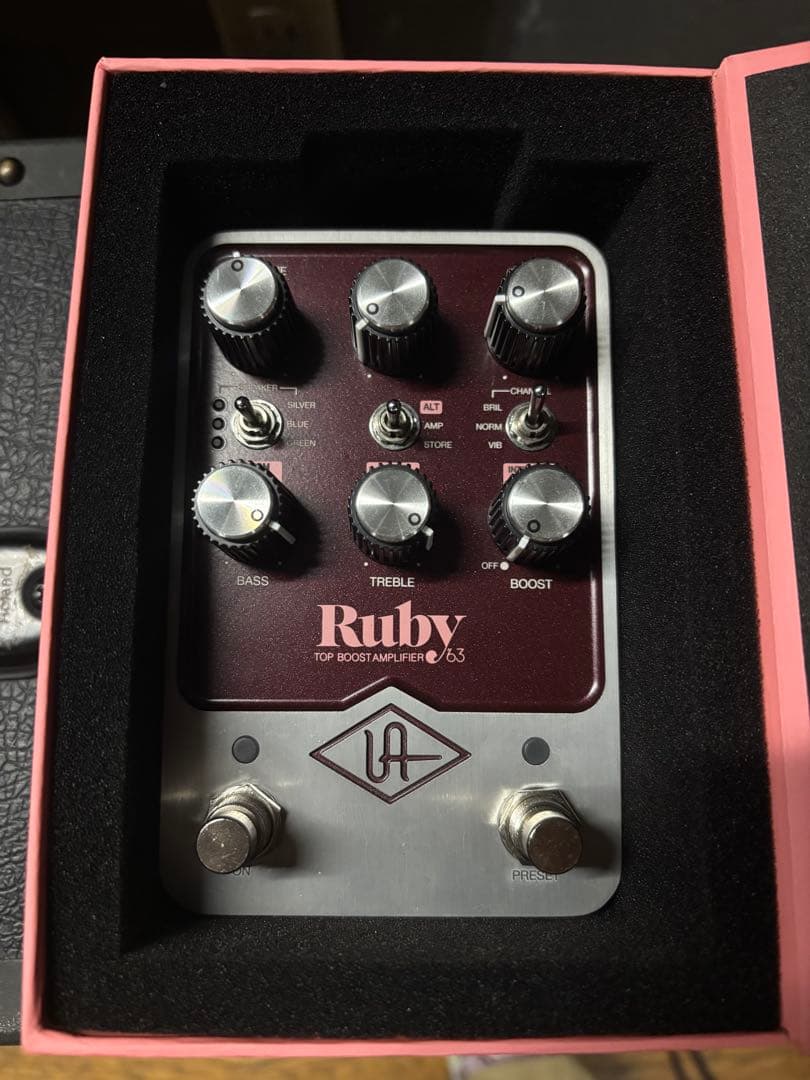 ギター UAFX Ruby Top Boost Amplifier 63