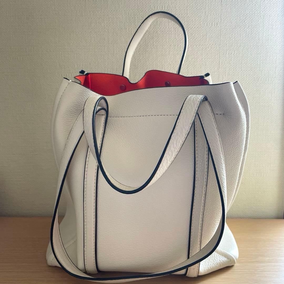 マーク•ジェイコブス　タグバッグ　2WAYショルダー/ハンドバッグ ホワイト