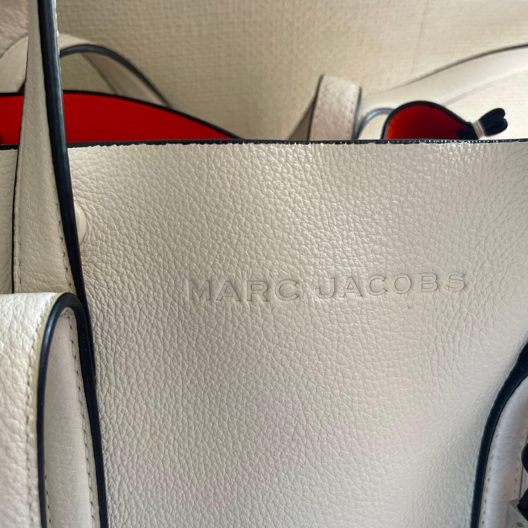 マーク•ジェイコブス　タグバッグ　2WAYショルダー/ハンドバッグ ホワイト