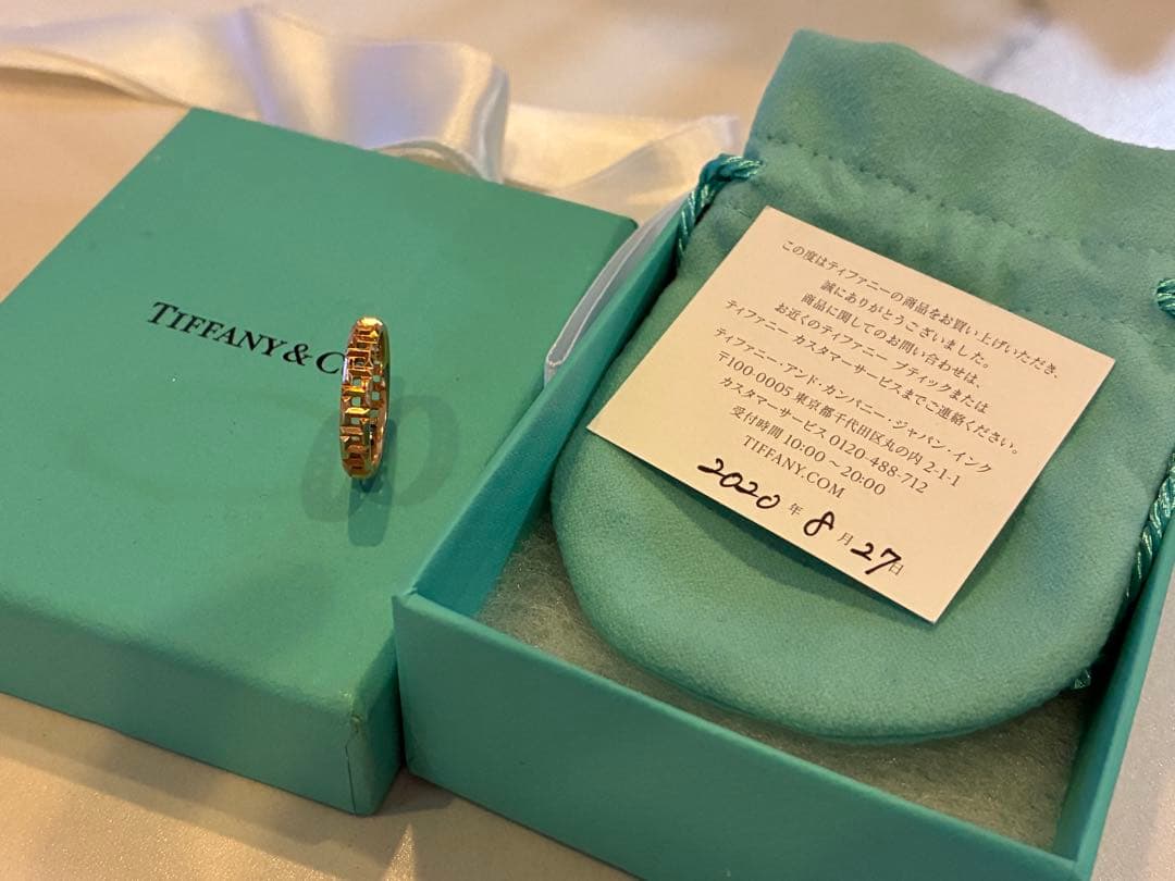 美品◽️ティファニー　トゥルーnarrowリング　11号