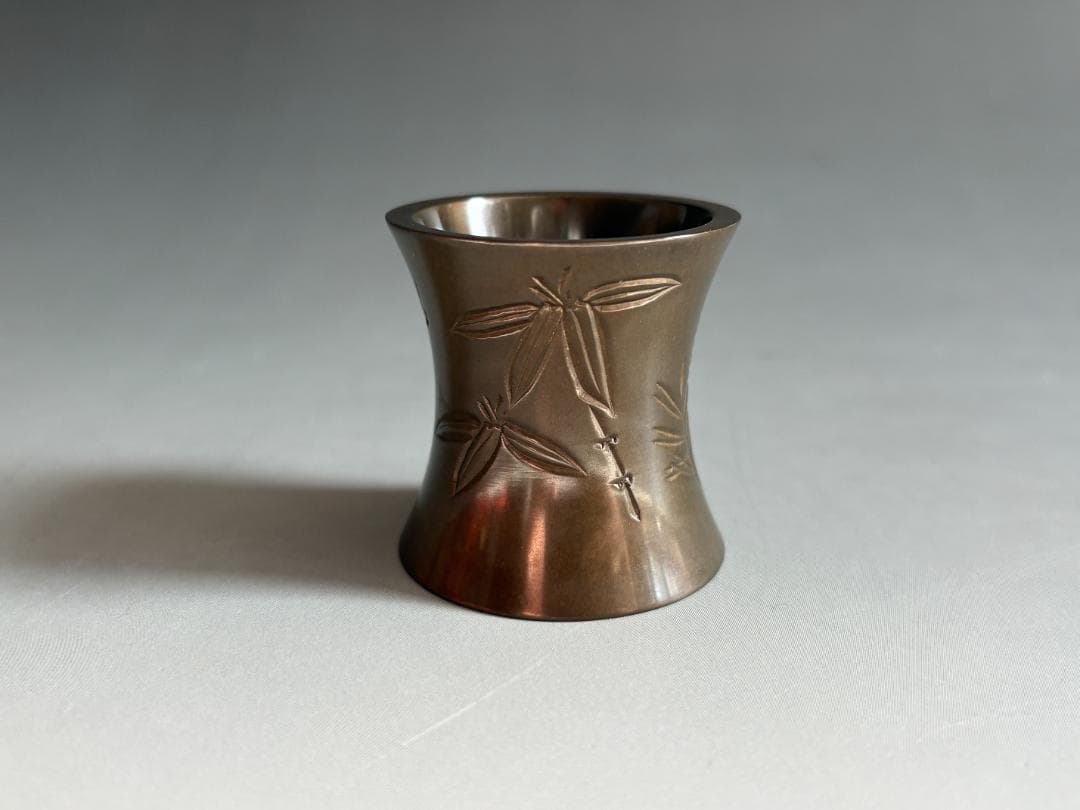 15代大西清右衛門　浄心　松竹梅　唐銅　蓋置　茶道具