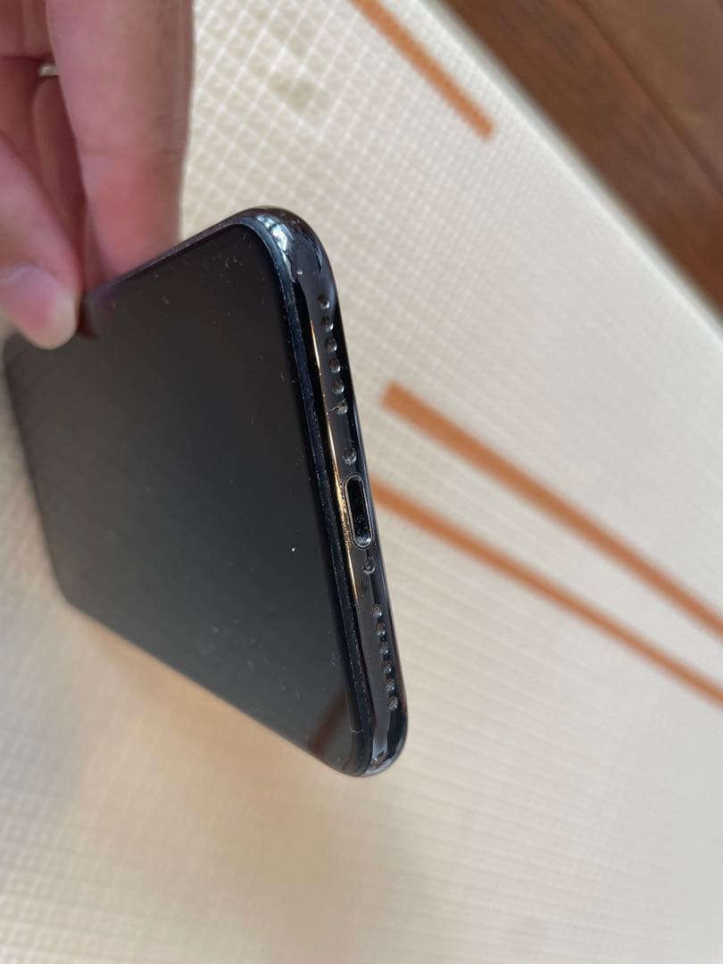 iPhoneX 64gb スペースグレイ　新品ガラスフィルム付き