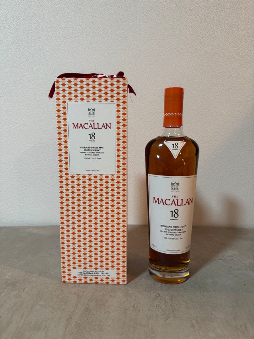 MACALLAN 18年マッカランカラーコレクション 700ml 箱あり