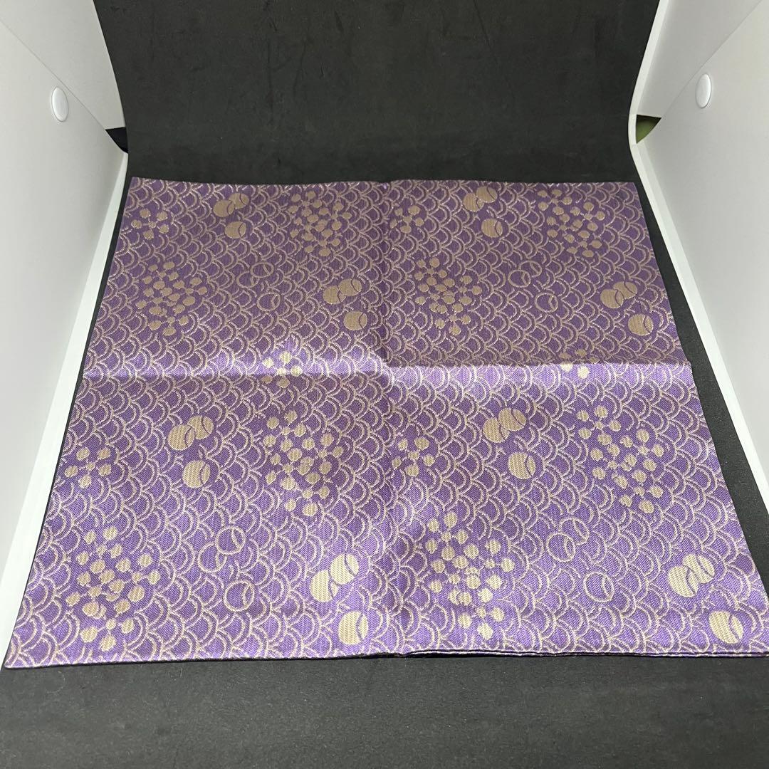 土田友湖　帛紗　『利休梅ツボツボ　巴蜀服紗』　ふくさ　茶道具　大徳寺