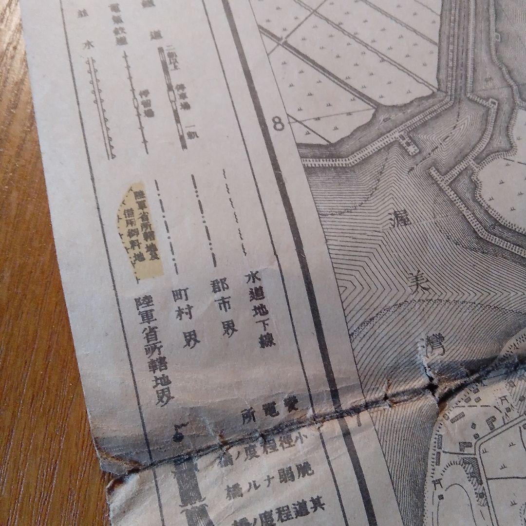 愛知県豊橋市2万分の1 地形図 昭和6年版 豊橋 及びその近郊 古地図 戦前