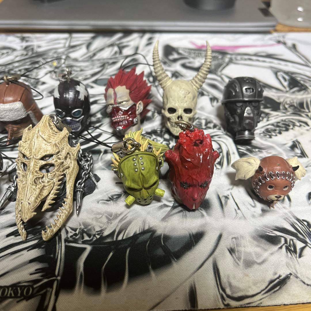 ドロヘドロ ヘッドマスコット ストラップ コンプリートセット 全種類 14種