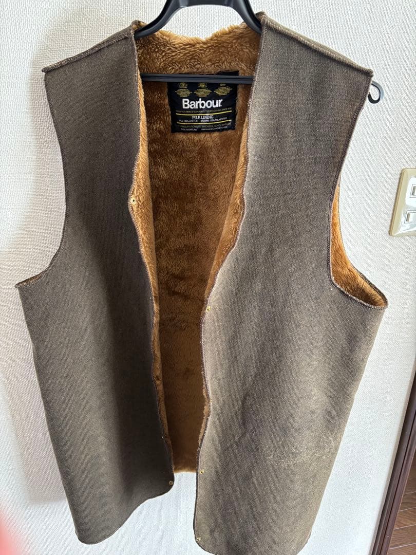 s*6様 Barbour パイルインナーライニング　A295 サイズ38