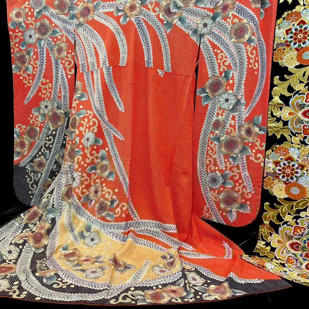 振袖フルセット ■希少落款入り■藤娘きぬたや■辻ヶ花■総絞り■振袖一式