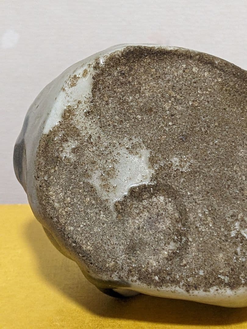 ⭐朝鮮陶磁 李朝中期 染付 桃形 水滴 文房四宝 コレクション骨董品アンティーク