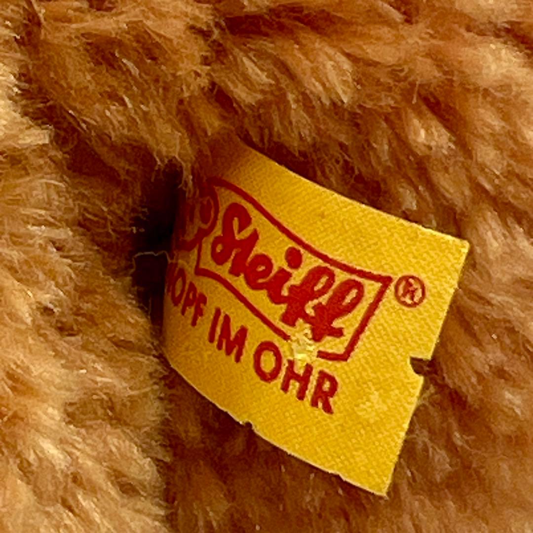 Steiff 40cm ぬいぐるみ 茶色　モデル#111709 Fynn